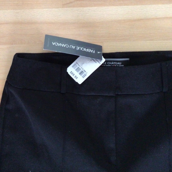 Le château, size 4, black pants, spandex fit - Picture 2 of 2